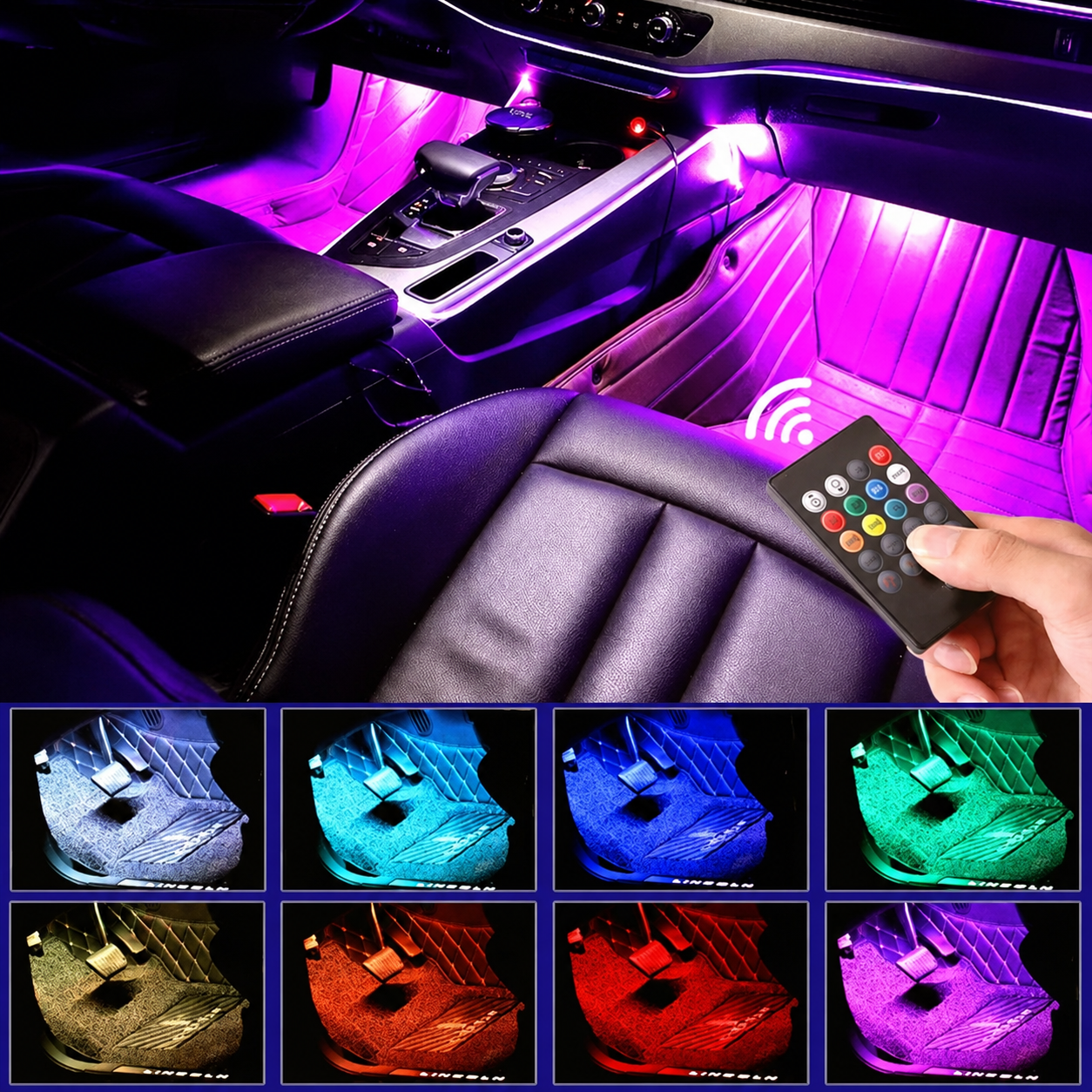 DREAMWEAVER - CAR RGB LIGHTS LED STRIP INTERIOR