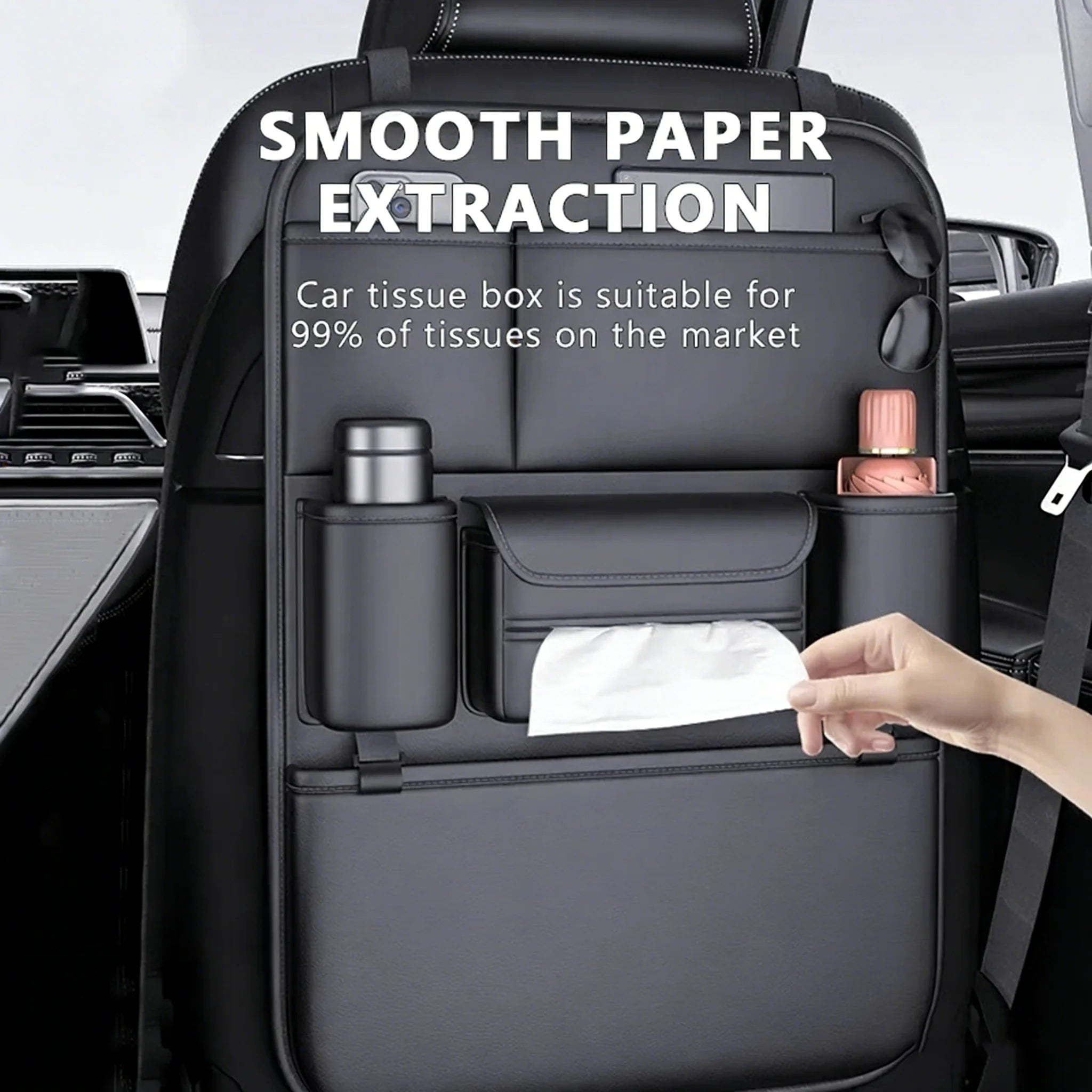 DREAMWEAVER - 6 POCKET CAR BACK STORAGE BAG