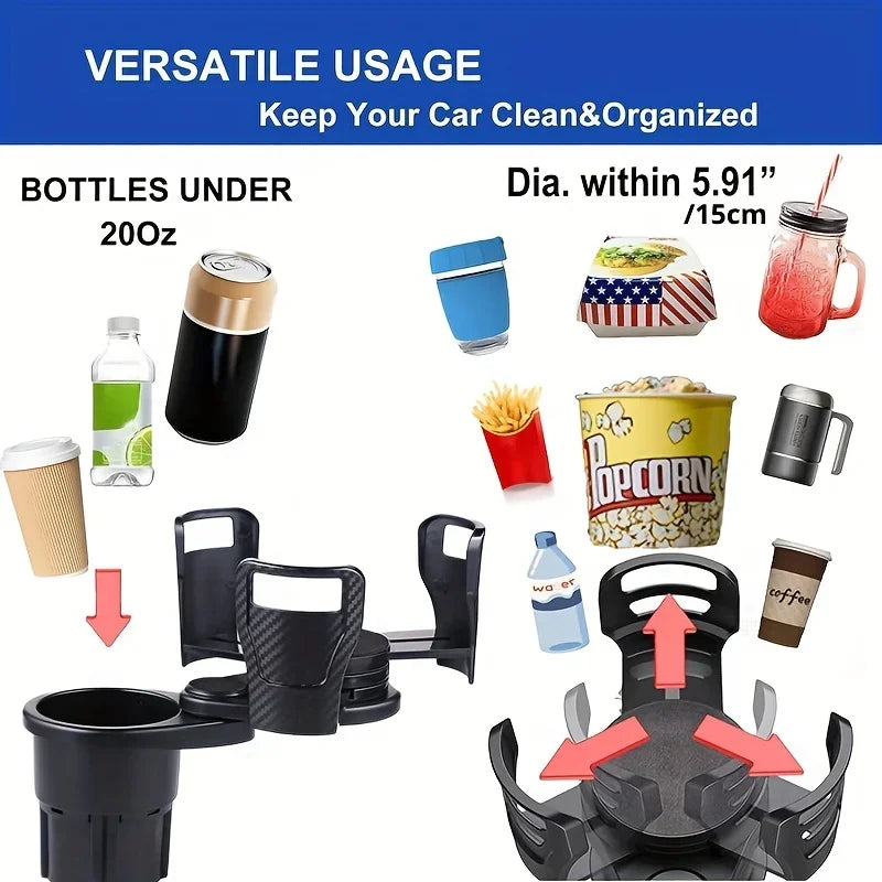 DREAMWEAVER – 4-IN-1 CAR CUP HOLDER EXPANDER