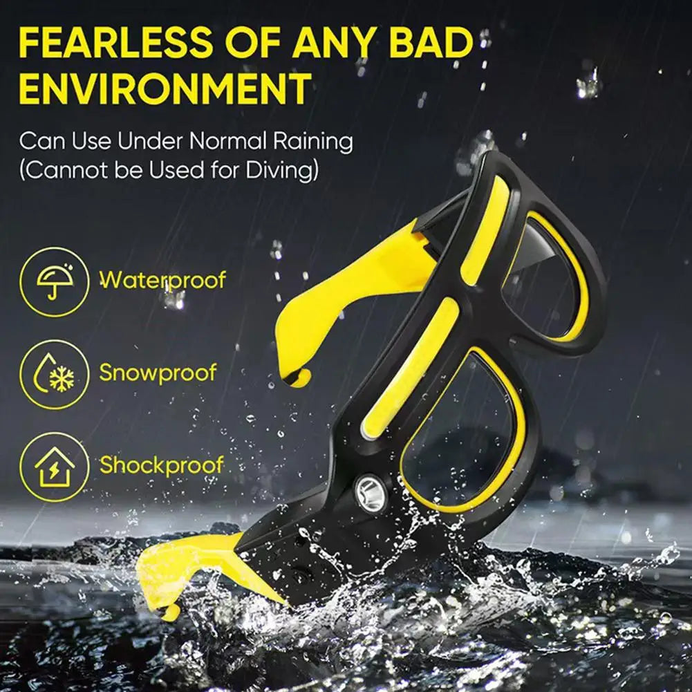 DREAMWEAVER - RECHARGEABLE LED HEADLAMP SAFETY GLASSES